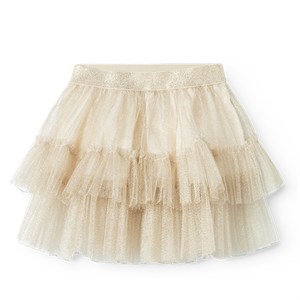 MarMar - Dancer Tutu Ballerina Glitter Skirt, Gold